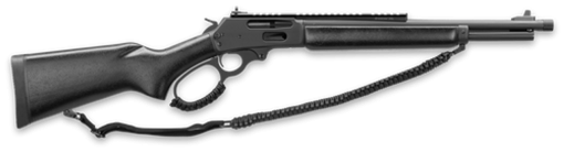 Buy Marlin 336 Dark Series 30-30 Win 16" Threaded Barrel, Black Matte Finish, Black Webbed Stock, XS Rail