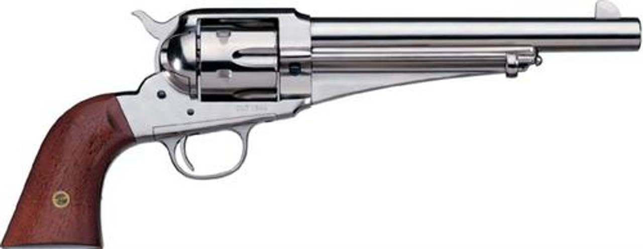 Uberti 1875 Army Outlaw Revolver, .45 Colt, 7.5", Nickel Finish, Walnut Grip Uberti 1875 Army Outlaw Revolver, .45 Colt, 7.5", Nickel Finish, Walnut Grip