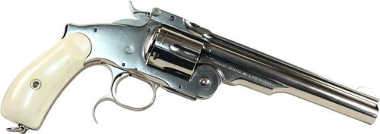 Uberti Russian Top Break, .45 Colt, 6.5", Nickel Finish, Ivory Grip Uberti Russian Top Break, .45 Colt, 6.5", Nickel Finish, Ivory Grip