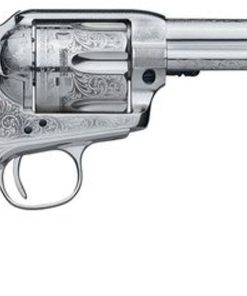 Uberti 1873 Cattleman, .45 Colt, 5.5" Barrel, 6rd, Full Scroll Engraving, Stainless Steel