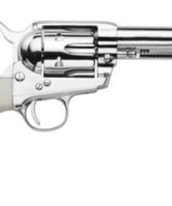 Traditions Frontier 1873 Revolver, .45 Colt, 5.5", Nickel, Whte PVC Grips