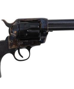 Traditions 1873 Black Eagle 45LC, 4.8", Black PVC Grips Blued, 6rd