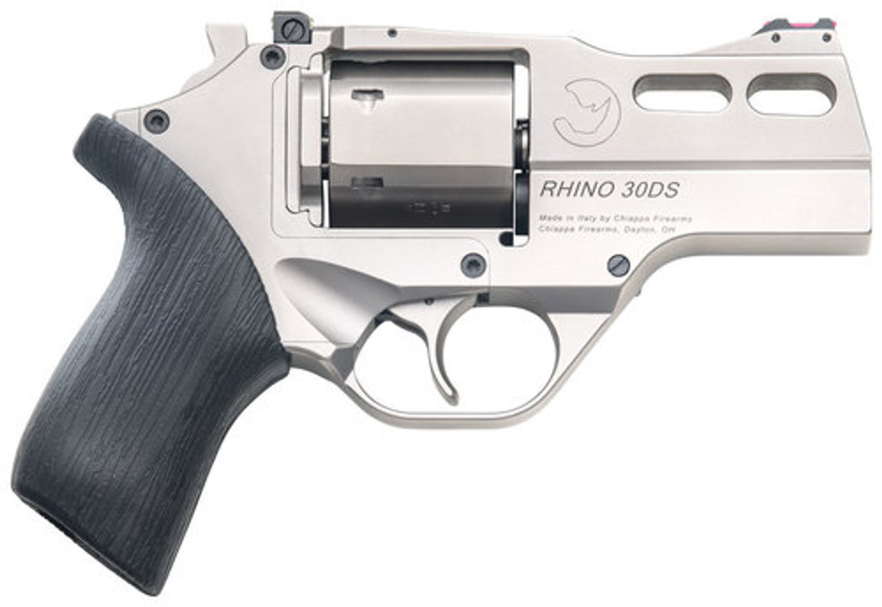 Chiappa Firearms Rhino 30DS 357 Mag, 3" Barrel, Nickel, 6rd Chiappa Firearms Rhino 30DS 357 Mag, 3" Barrel, Nickel, 6rd