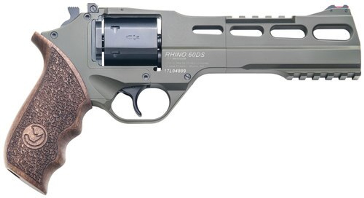 Chiappa Firearms Rhino 60DS SAR, .357 Mag, 6", 6rd, Walnut Grip, OD Green Chiappa Firearms Rhino 60DS SAR, .357 Mag, 6", 6rd, Walnut Grip, OD Green