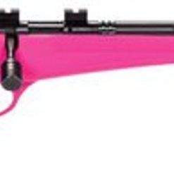 Savage Rascal FV-SR Youth Action Rifle, 22 LR, 16.125" Barrel, Pink Stock