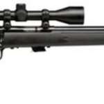 Savage Mark II FVXP 22 LR, 21" Barrel, Black Color, Green Polymer Stock, Bushnell 3-9x40 Scope, 5Rd, Detachable Box Magazine
