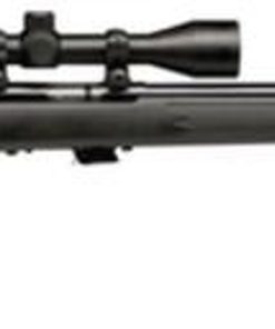 Savage Mark II FVXP 22 LR, 21" Barrel, Black Color, Green Polymer Stock, Bushnell 3-9x40 Scope, 5Rd, Detachable Box Magazine