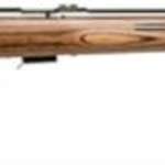 Savage 93 BTVS, 22 WMR, 21" Heavy Barrel, Stainless Steel Barrel and Action, Brown Laminate Wood Stock, 5Rd, Detachable Box Magazine