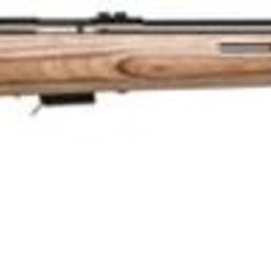 Savage 93R17 BTV, 17HMR, 21" Heavy Barrel, Blued, Brown Laminated Thumbhole Stock, 5Rd, Detachable Box Magazine