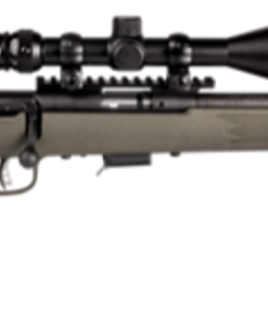 Savage 93R17 FVXP 17 HMR, 18" Threaded Fluted Heavy Barrel, Bushnell 3-9x40, OD Green Stock, 5rd Mag