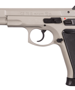 CZ 75 Omega 9mm, 5.2" Barrel, Black Polymer Grip Gray, 10rd
