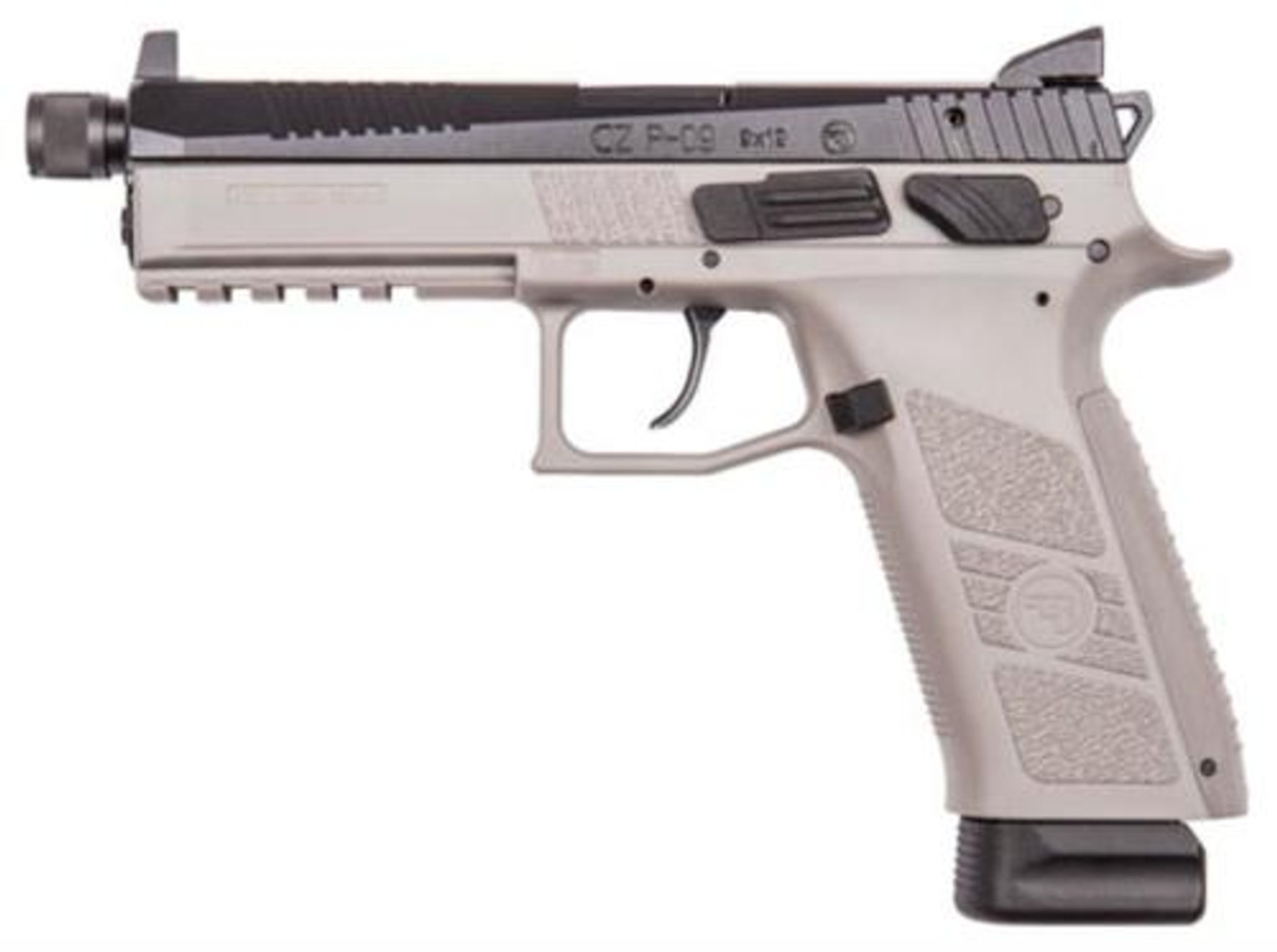 CZ USA P-09 9mm, 5.2", 19rd, Urban Grey, Suppressor Ready CZ USA P-09 9mm, 5.2", 19rd, Urban Grey, Suppressor Ready