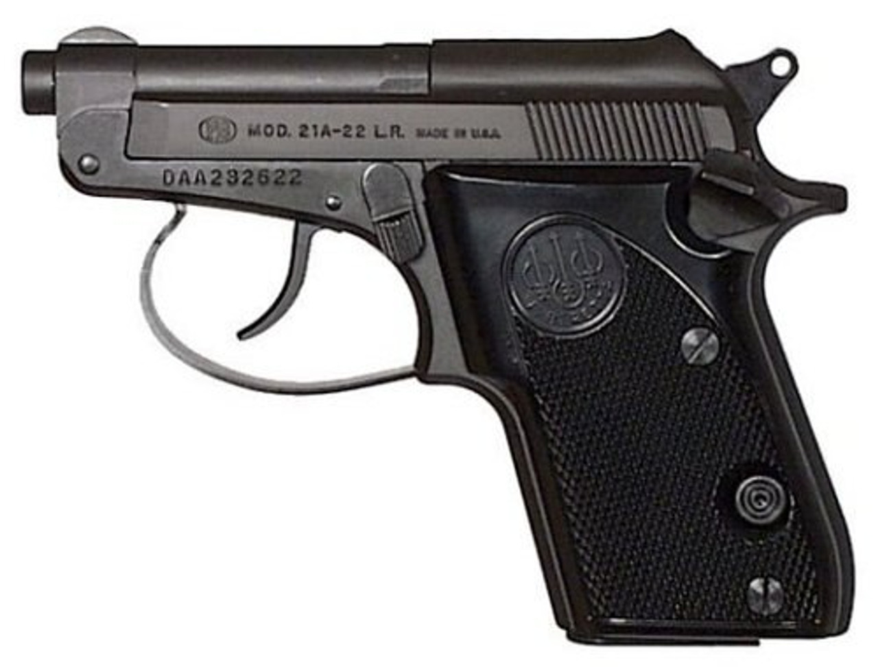 Beretta Model 21 Tip Up 22 LR, 2.4" Barrel, 7rd Mag, Matte Black Beretta Model 21 Tip Up 22 LR, 2.4" Barrel, 7rd Mag, Matte Black