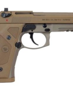 Beretta M9A3 9mm, 5.2" Threaded Barrel, Alloy Frame, Flat Dark Earth, Tritium Night Sights, Ambidextrous Safety, 3 Magazines, 17 Rounds
