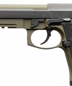 Beretta M9A3G, 9mm, 5.2" Threaded Barrel, 17rd, Green/Black