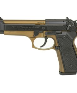 Beretta 92FS 9MM, 4.9" Barrel Burnt Bronze Finish Ambi Safety 3 Dot Sights 2- 15rd Mags
