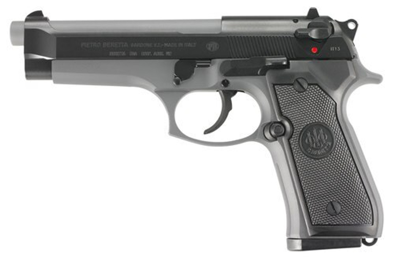 Beretta 92, 9mm, 4.9" Barrel, 10rd, Decocker, Sniper Gray Beretta 92, 9mm, 4.9" Barrel, 10rd, Decocker, Sniper Gray