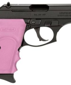 Bersa Thunder .380 ACP, 3.5" Barrel, 8rd, Pink Rubber Grip, Black SS