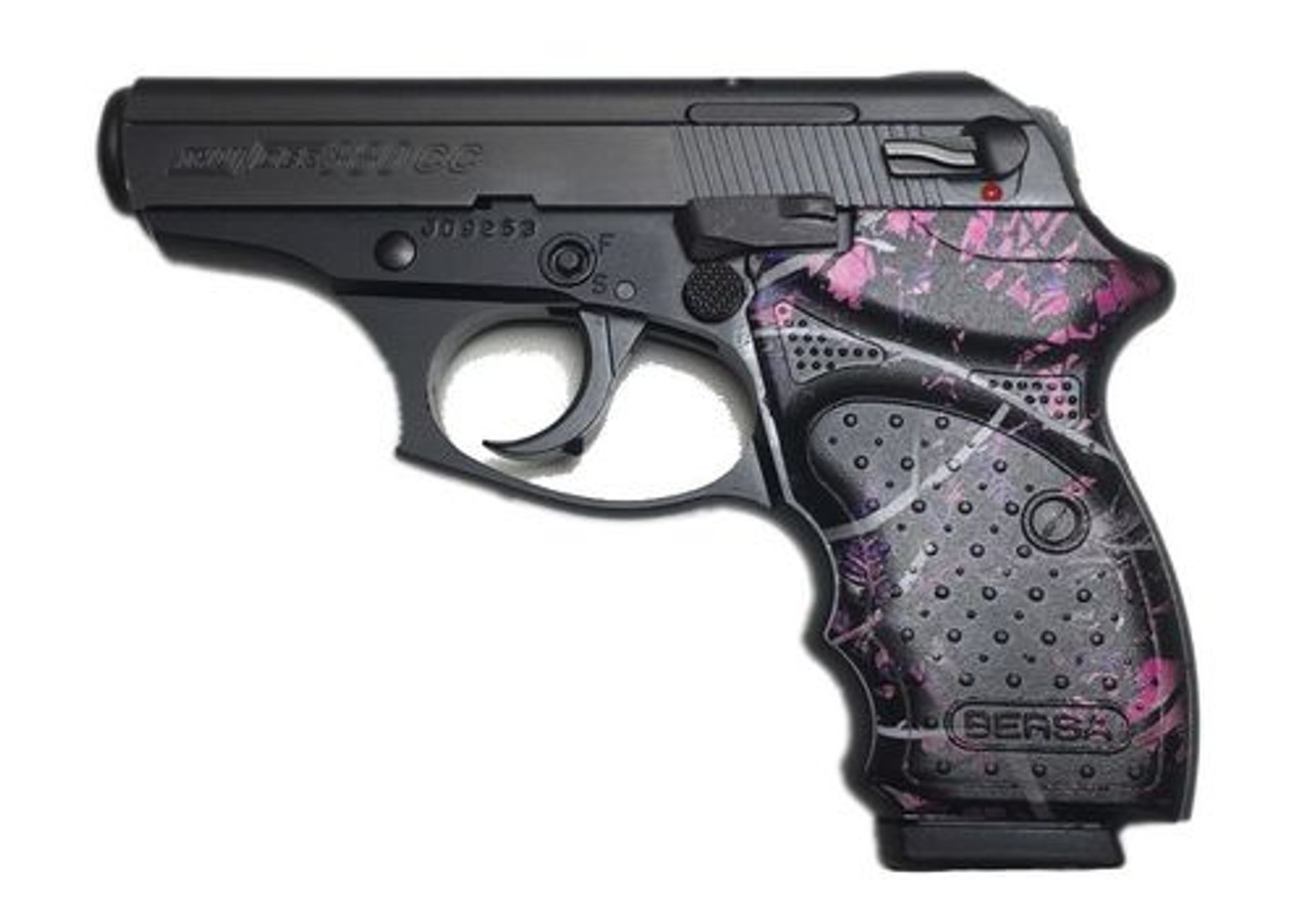 Bersa Thunder, .380 ACP, 3.5" Barrel, 8rd, Muddy Girl Grips Bersa Thunder, .380 ACP, 3.5" Barrel, 8rd, Muddy Girl Grips