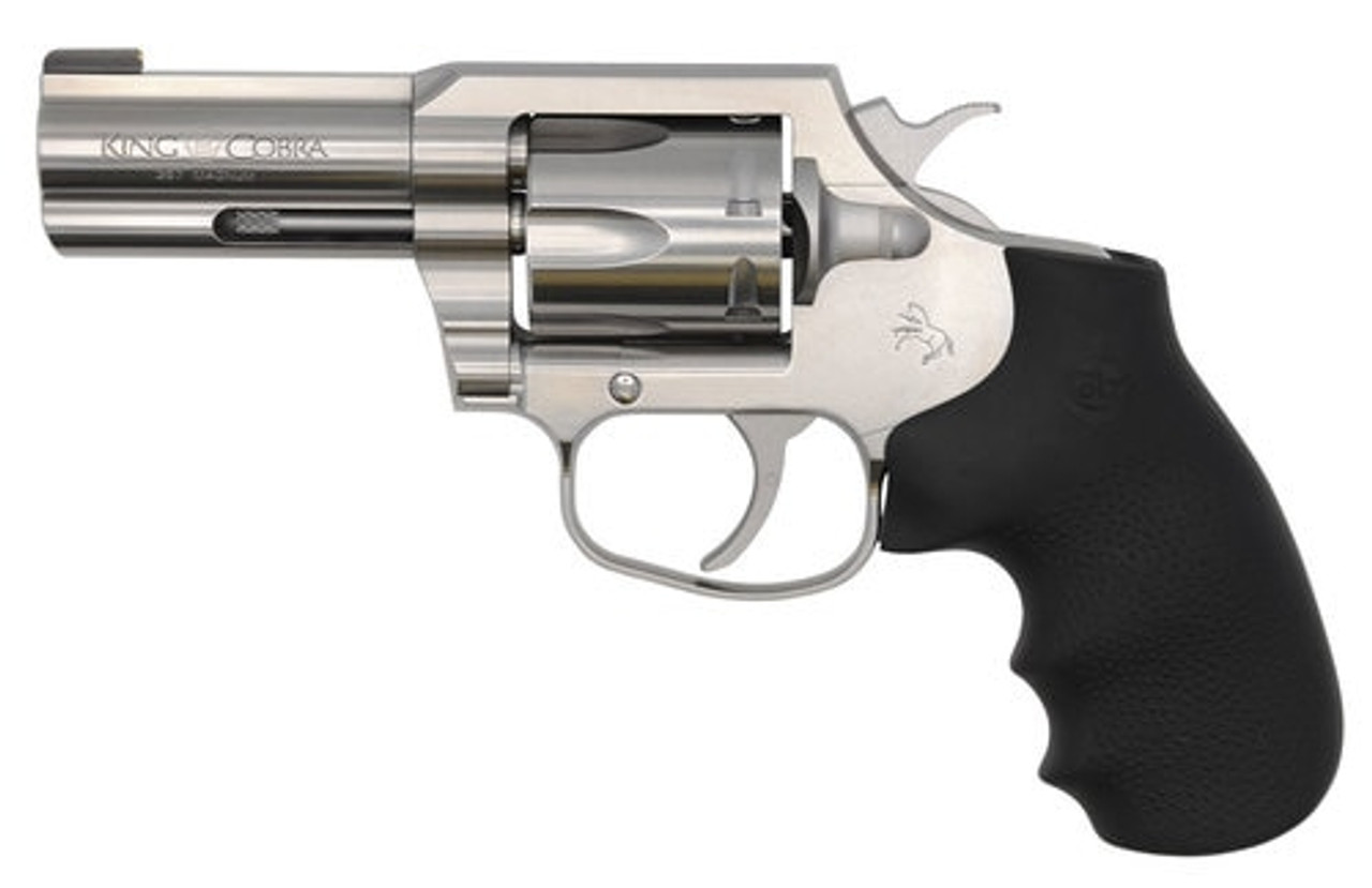 Colt King Cobra 357 Mag/38 Special, 3" Barrel, Stainless Steel, 6rd Colt King Cobra 357 Mag/38 Special, 3" Barrel, Stainless Steel, 6rd