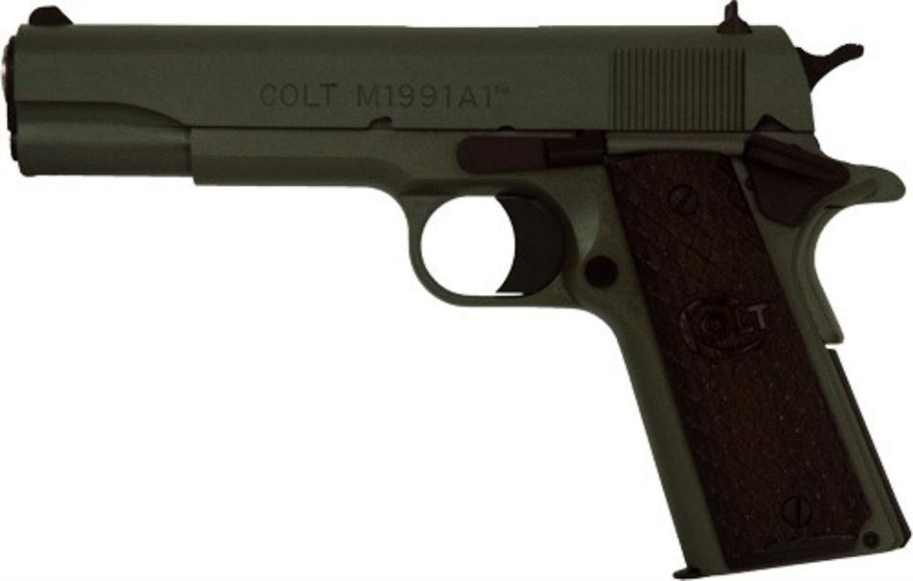 Colt 1991 Custom Govt 45 ACP 5" Barrrel Foliage Green Cerakote Colt 1991 Custom Govt 45 ACP 5" Barrrel Foliage Green Cerakote