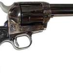 Colt Single Action Army, .357 Magnum, 5.5" Barrel Dbl Eagle Grip, Blued, Case Colored Finish, 6 Rd