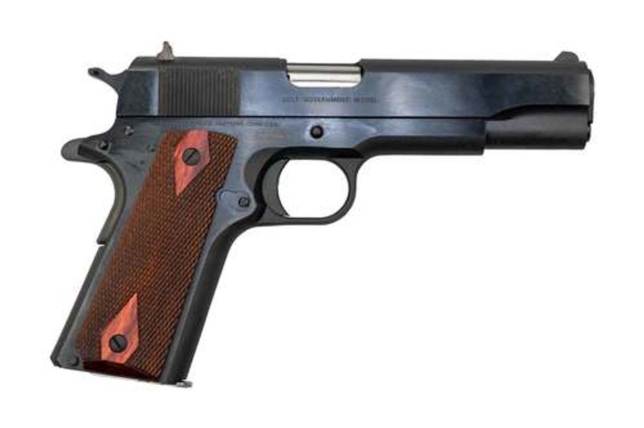 Colt 1911 Government .38 Super, 5" Barrell, Wood Grips, Blued, 9rd Colt 1911 Government .38 Super, 5" Barrell, Wood Grips, Blued, 9rd
