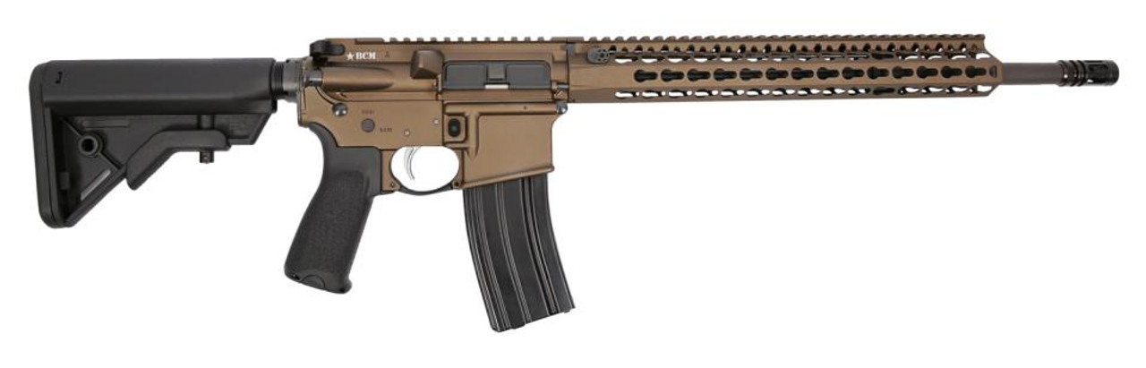 BCM RECCE-16, .223/5.56, 16", 6-Position Stock, Bronze BCM RECCE-16, .223/5.56, 16", 6-Position Stock, Bronze