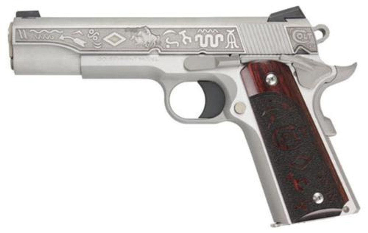 Colt 1911 Government "The Last Cowboy" 9mm, 5", Stainless, 1 of 300, 8rd Colt 1911 Government "The Last Cowboy" 9mm, 5", Stainless, 1 of 300, 8rd