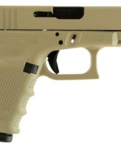 Glock 19 Gen4 9MM Cerakote Desert Tan 15 Round Magazines