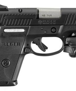 RUGER SR9C W/CRIMSON TRACE LIGHT 9MM, 1 10 Rnd Mag and 1 17 Rnd Mag