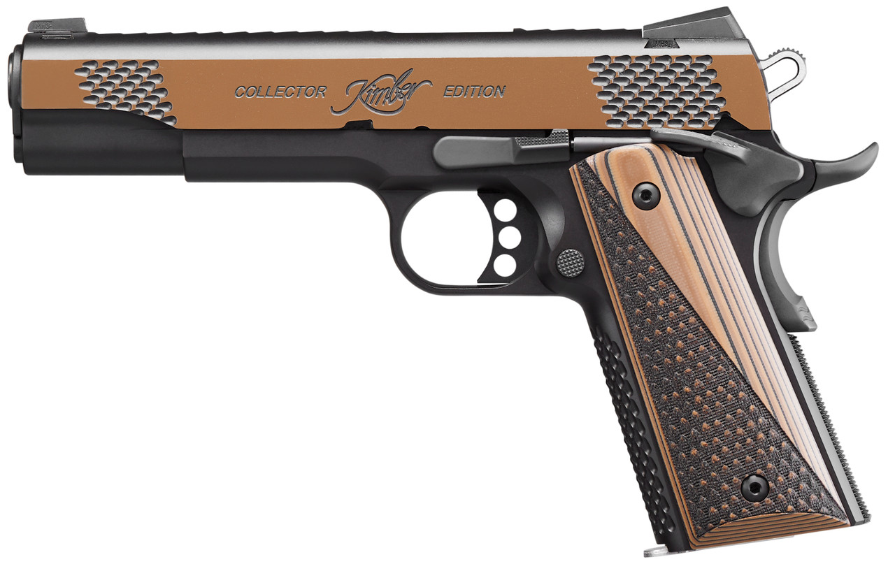 Kimber Stainless Raptor II .45 ACP, 5" Barrel, KimPro Black/Tru-Tan, Black/Tan Grips, 8rd Kimber Stainless Raptor II .45 ACP, 5" Barrel, KimPro Black/Tru-Tan, Black/Tan Grips, 8rd