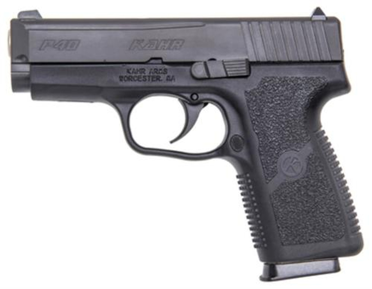 Kahr Arms P40 40SW, Black Polymer Frame, Matte Blackened SS Side, Tungsten DLC, 6rd Kahr Arms P40 40SW, Black Polymer Frame, Matte Blackened SS Side, Tungsten DLC, 6rd