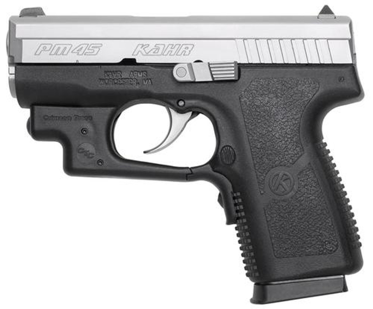 Kahr Arms PM45 45 ACP, DAO, 3.3", 5rd, Crimson Trace Laserguard Kahr Arms PM45 45 ACP, DAO, 3.3", 5rd, Crimson Trace Laserguard