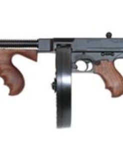 Auto Ordnance Thompson Model 1927A-1 45 ACP Carbine 16.5 Inch Barrel Blue Finish Walnut Stock Includes 100 Round Drum And 20 Round Stick Magazines