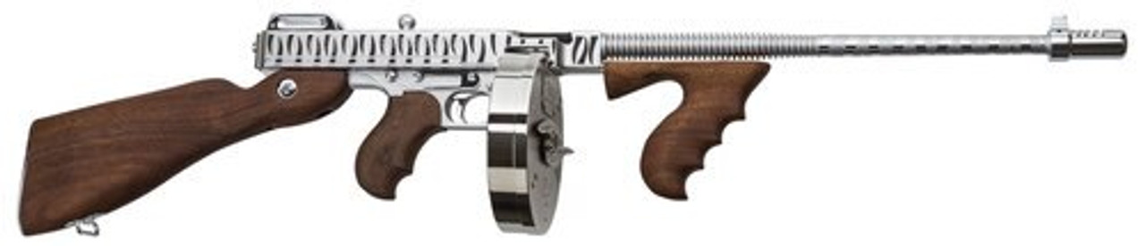 Thompson 1927-A1 Deluxe, .45 ACP, 16.5", 20rd, American Walnut, Hard-Chrome /w Tiger Stripe Thompson 1927-A1 Deluxe, .45 ACP, 16.5", 20rd, American Walnut, Hard-Chrome /w Tiger Stripe