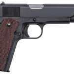 Thompson 1911 A1, 9mm, 5" Barrel, 7rd, Brown Polymer Grip, Black