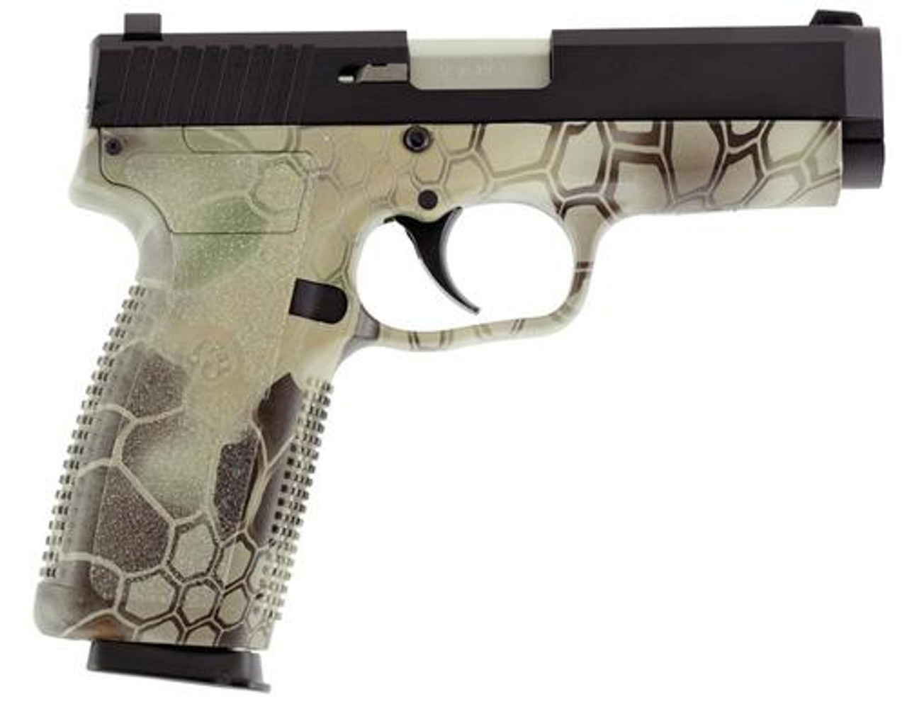 Kahr Arms CT9 9mm, 4" Barrel, 8rd, Kryptek Camo Cerakote, Armor Black Slide Kahr Arms CT9 9mm, 4" Barrel, 8rd, Kryptek Camo Cerakote, Armor Black Slide
