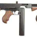 Thompson 1927 A1 Deluxe Carbine, 45 ACP, 16.5", 20rd, Walnut Stock, Blued