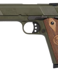 Iver Johnson 1911 Eagle, 45 ACP, 5", 8rd, Walnut Grips, OD Green