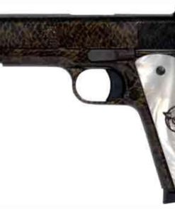 Iver Johnson Hawk 1911A1, 45 ACP, 5", 8rd, Water Moccasin Finish, Peal Grips