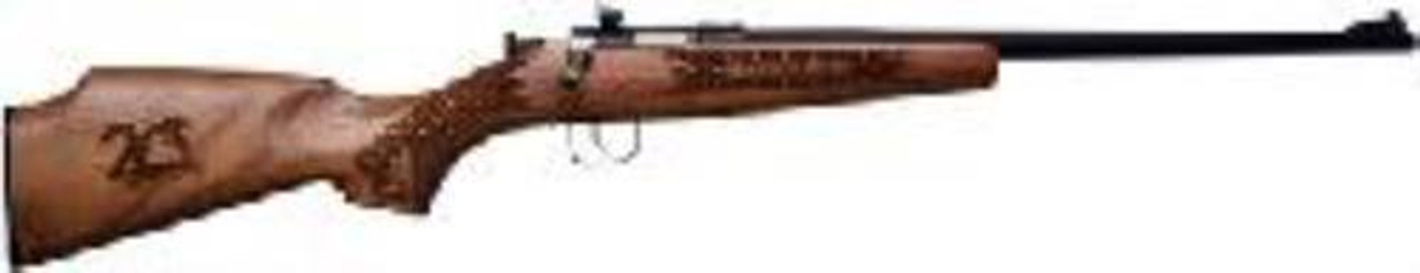 Keystone Crickett 20th Anniversary Rifle 22LR, 16.1", Blued, Walnut Stock Oiled Satin Finish Keystone Crickett 20th Anniversary Rifle 22LR, 16.1", Blued, Walnut Stock Oiled Satin Finish