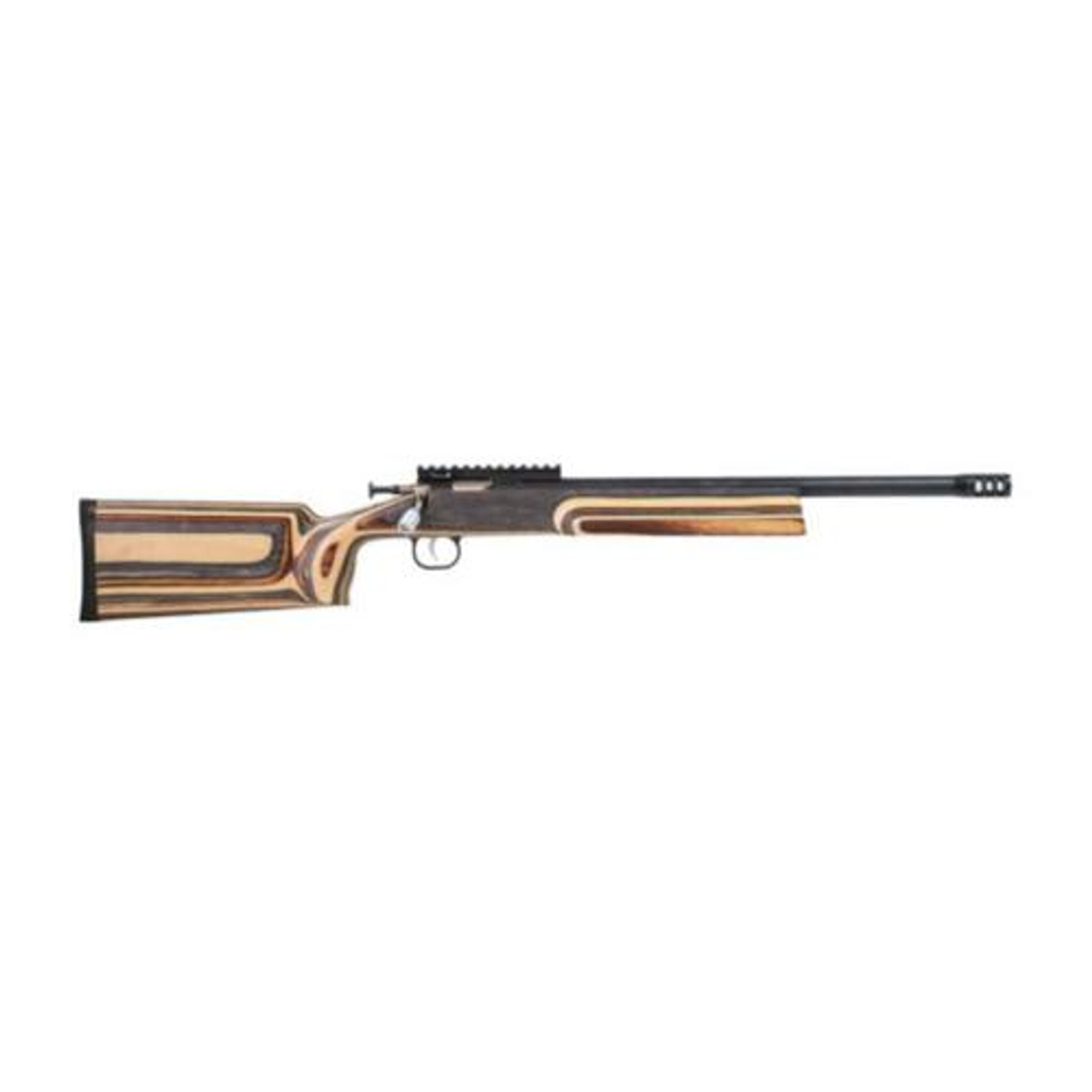Keystone Crickett XBR 22LR, Laminate Stock, Muzzle Brake Keystone Crickett XBR 22LR, Laminate Stock, Muzzle Brake