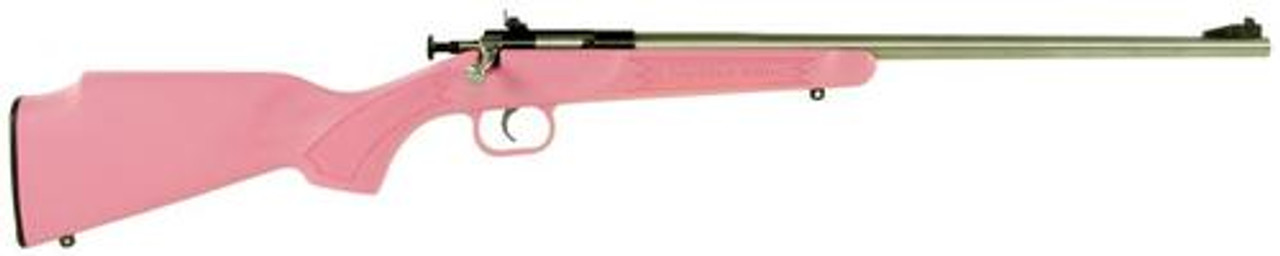 Keystone Crickett 22LR, 16.12", Pink Synthetic Stock, Stainless Steel Keystone Crickett 22LR, 16.12", Pink Synthetic Stock, Stainless Steel