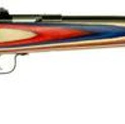 Keystone Crickett 22 LR, 16.12", Red/White/Blue Laminate Stock