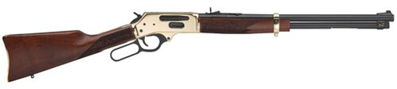 Henry Side Gate Lever 35 Remington, 20" Barrel, American Walnut Stock, Brass Receiver, Blued Barrel, 5rd Henry Side Gate Lever 35 Remington, 20" Barrel, American Walnut Stock, Brass Receiver, Blued Barrel, 5rd