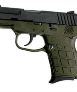 KelTec PF-9 9mm, 3" Barrel, Green Grip, 7 Rd Mag