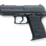 HK USP45 Compact (V1) DA/SA, safety/decocking lever on left, three 8rd magazines and night sights