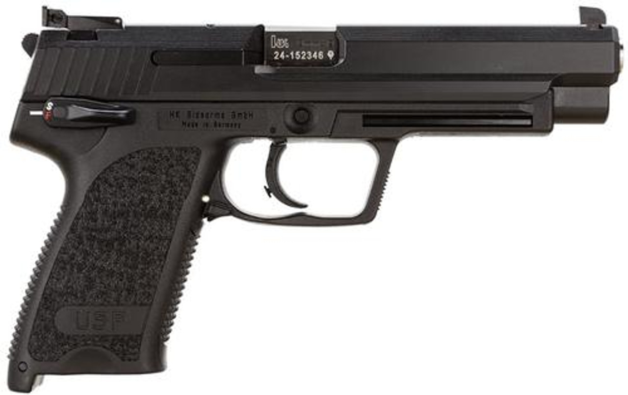 HK USP9 Expert (V1) DA/SA, safety/decocking lever on left, two 10rd magazines HK USP9 Expert (V1) DA/SA, safety/decocking lever on left, two 10rd magazines