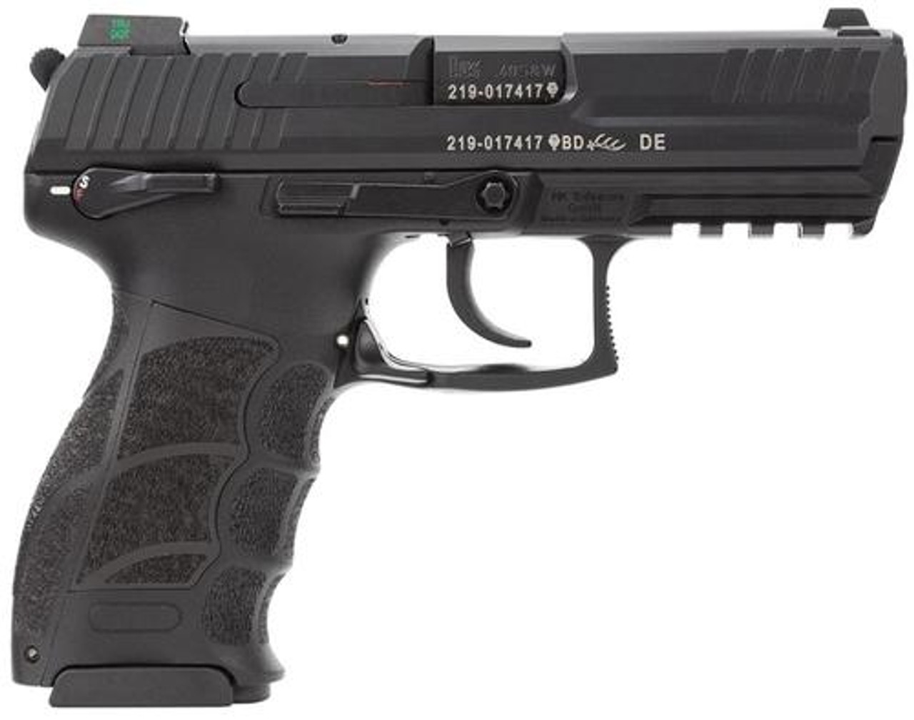 HK, P30S, Semi-automatic, DA/SA, 40 S&W, 3.85" Barrel, Black, Interchangeable Grip Panels, Ambidextrous Mag Release and Decocker/Safety, Night Sights, 13Rd, 3 Magazines HK, P30S, Semi-automatic, DA/SA, 40 S&W, 3.85" Barrel, Black, Interchangeable Grip Panels, Ambidextrous Mag Release and Decocker/Safety, Night Sights, 13Rd, 3 Magazines